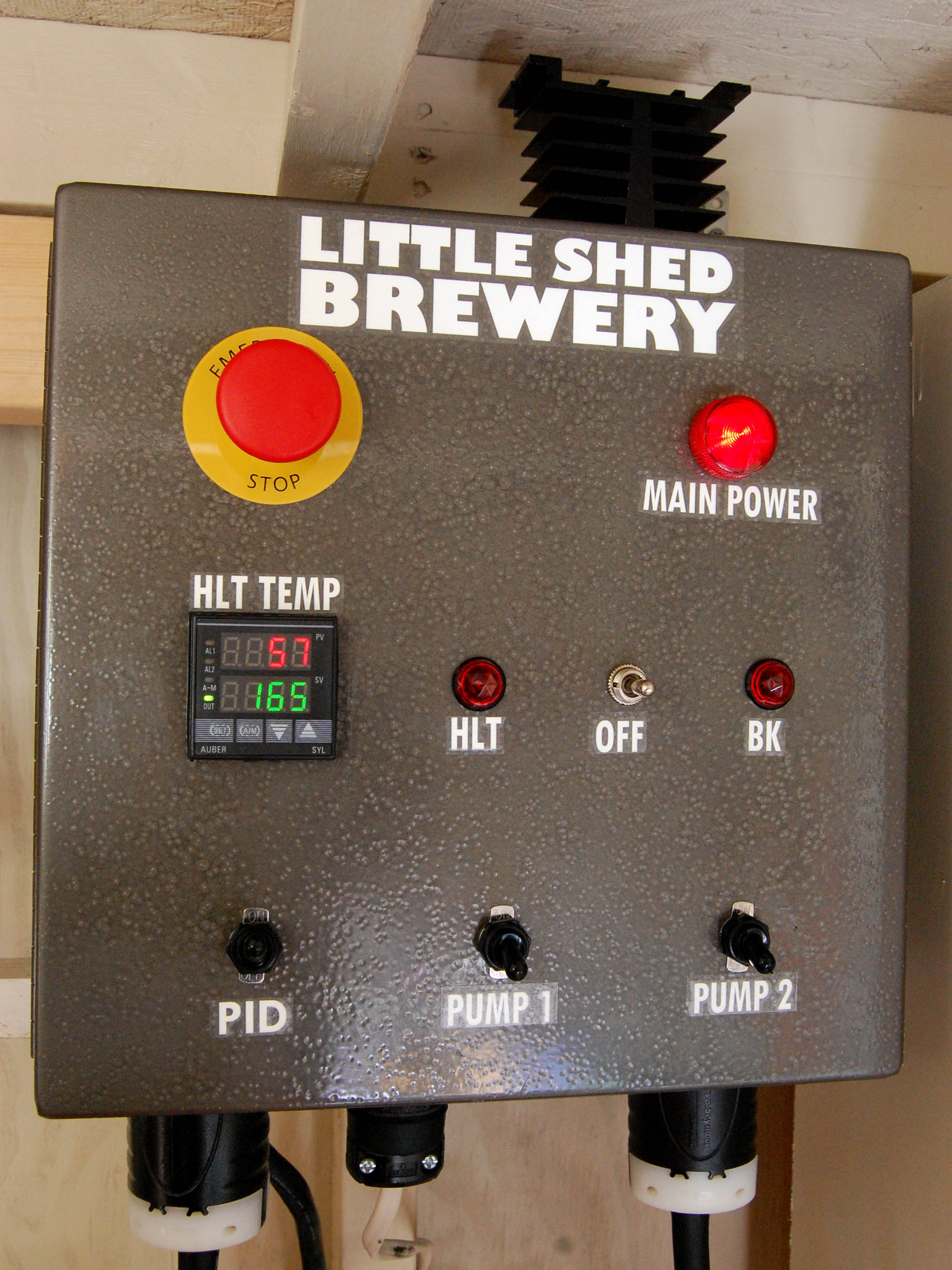 bigljd | Little Shed Brewery plc panel wiring diagram 
